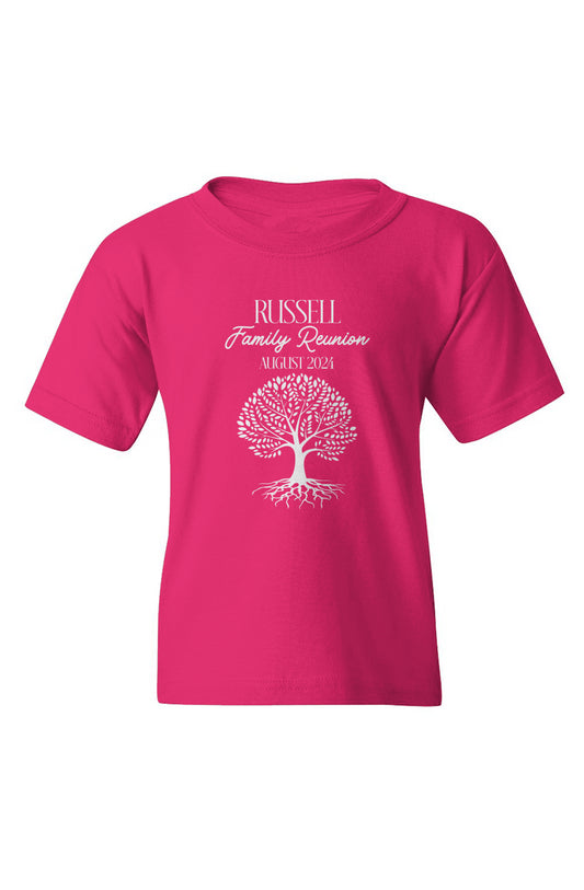 Russell Pink Youth T-Shirt